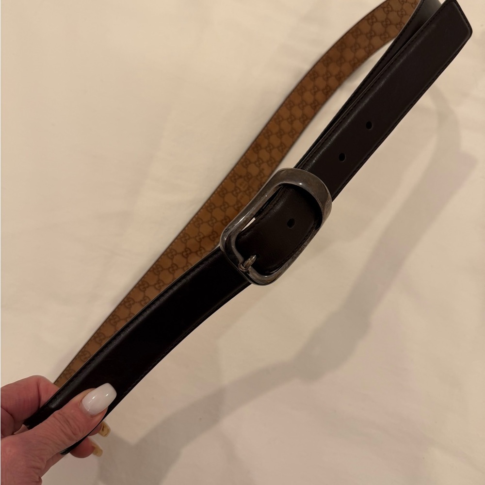 Luxury Dark Brown Leather Belt